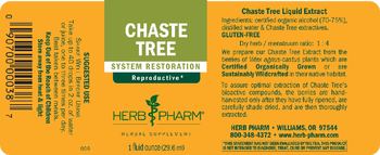 Herb Pharm Chaste Tree - herbal supplement