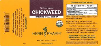 Herb Pharm Chickweed - herbal supplement