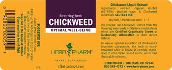 Herb Pharm Chickweed - glutenfree