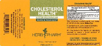 Herb Pharm Cholesterol Health - herbal supplement