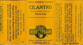 Herb Pharm Cilantro - herbal supplement