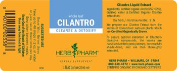 Herb Pharm Cilantro - herbal supplement