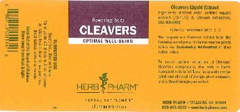 Herb Pharm Cleavers - herbal supplement