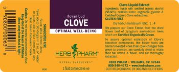 Herb Pharm Clove - herbal supplement
