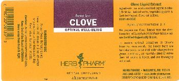 Herb Pharm Clove - herbal supplement