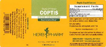 Herb Pharm Coptis - herbal supplement