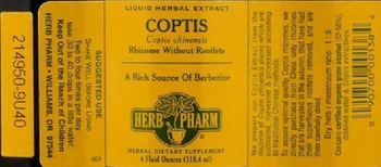 Herb Pharm Coptis - herbal supplement