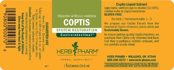 Herb Pharm Coptis - herbal supplement