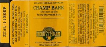 Herb Pharm Cramp Bark - herbal supplement