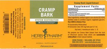 Herb Pharm Cramp Bark - herbal supplement