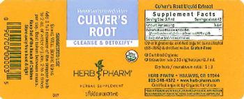 Herb Pharm Culver's Root - herbal supplement