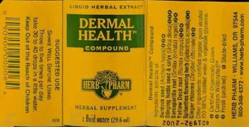 Herb Pharm Dermal Health Compound - herbal supplement