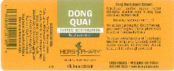 Herb Pharm Dong Quai - herbal supplement