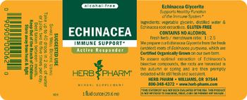 Herb Pharm Echinacea Alcohol-Free - this statement has not been evaluated by the fda this product is not intended to diagnose treat cure