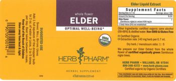 Herb Pharm Elder - herbal supplement