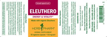 Herb Pharm Eleuthero - herbal supplement