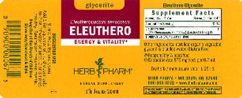 Herb Pharm Eleuthero - herbal supplement