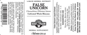 Herb Pharm False Unicorn - herbal supplement