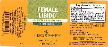 Herb Pharm Female Libido - herbal supplement