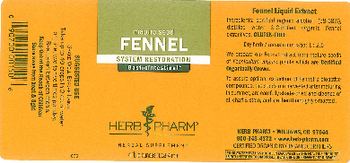 Herb Pharm Fennel - herbal supplement