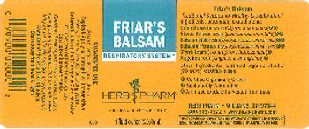 Herb Pharm Friar's Balsam - herbal supplement