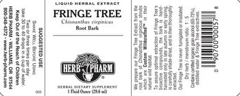 Herb Pharm Fringe Tree - herbal supplement