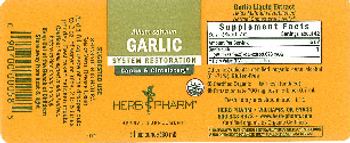 Herb Pharm Garlic - herbal supplement