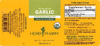 Herb Pharm Garlic - herbal supplement