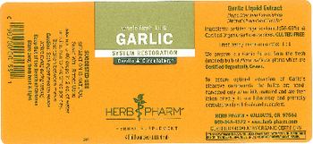 Herb Pharm Garlic - herbal supplement