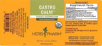 Herb Pharm Gastro Calm - herbal supplement