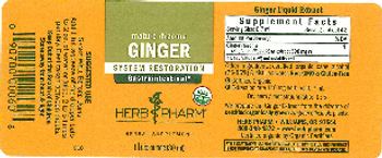 Herb Pharm Ginger - herbal supplement