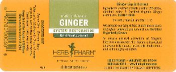 Herb Pharm Ginger - herbal supplement