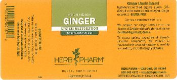 Herb Pharm Ginger - herbal supplement