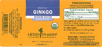 Herb Pharm Ginkgo - herbal supplement