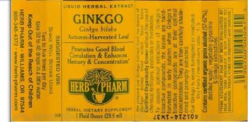 Herb Pharm Ginkgo - herbal supplement