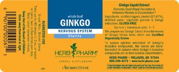 Herb Pharm Ginkgo - herbal supplement