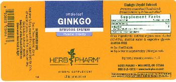 Herb Pharm Ginkgo - herbal supplement