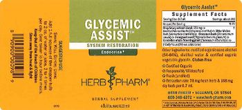 Herb Pharm Glycemic Assist - herbal supplement