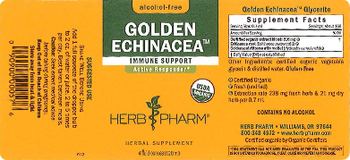 Herb Pharm Golden Echinacea Alcohol-Free - herbal supplement