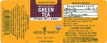 Herb Pharm Green Tea Alcohol-Free - herbal supplement