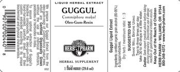 Herb Pharm Guggul - herbal supplement