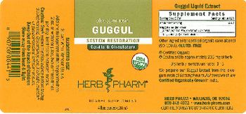 Herb Pharm Guggul - herbal supplement