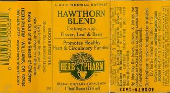 Herb Pharm Hawthorn Blend - herbal supplement