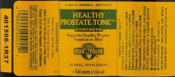 Herb Pharm Healthy Prostate Tonic Compound - herbal supplement