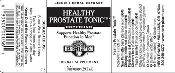 Herb Pharm Healthy Prostate Tonic Compound - this statement has not been evaluated by the fda this product is not intended to diagnose treat cure