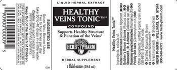 Herb Pharm Healthy Veins Tonic Compound - herbal supplement
