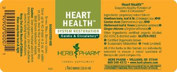 Herb Pharm Heart Health - herbal supplement