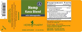 Herb Pharm Hemp Kava Blend - herbal supplement