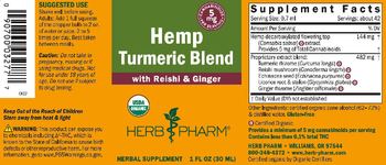 Herb Pharm Hemp Turmeric Blend - herbal supplement