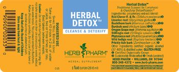 Herb Pharm Herbal Detox - herbal supplement